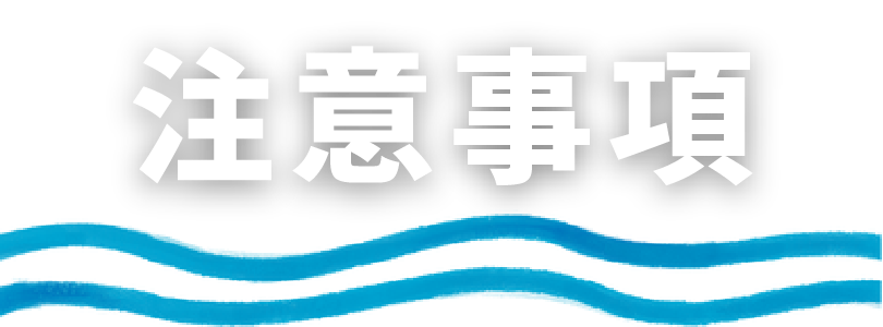 注意事項